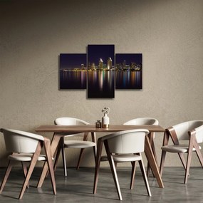 Tablou cu orașul nocturn (90x60 cm)