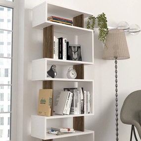 Bloc de bibliotecă White Walnut