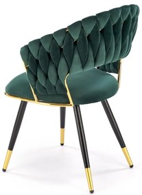 Scaun K551 velvet verde