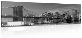Tablou podul Brooklyn alb-negru