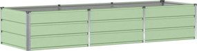 vidaXL Jardinieră Verde 240 x 80 x 45 cm Oțel