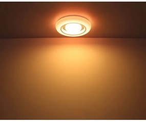 Plafonieră RGBW dimabilă BURRO LED/18W/230V Globo 41369-18 + telecomandă