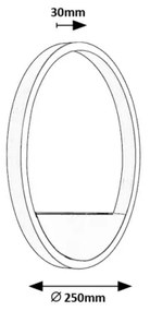 Aplică LED Rabalux 71310 THRIC LED/15W/230V