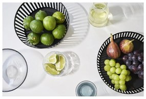 Fructieră YAMAZAKI Tower, ⌀ 25 cm, negru