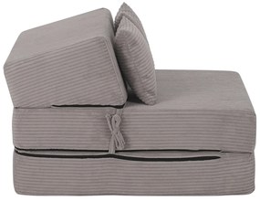 Scaun pliant/saltea PELOS, gri