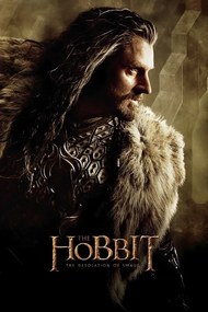 Poster de artă Hobbit - Thorin