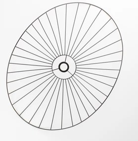 Brilagi - Lustră LED aplicată CERIA WIRE 1xE27/40W/230V 60x80 cm neagră