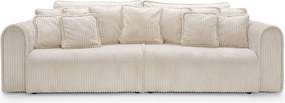 Canapea lemn masiv Big Buddy Extensibila, 302 × 92 × 130 cm
