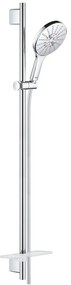 Grohe Rainshower SmartActive 150 Set dus cu bara 90 cm si savoniera, crom