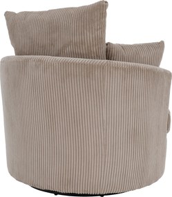Scaun pivotant relaxant, gri-maro, SALTER