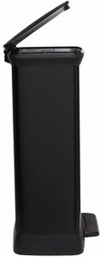 Curver Coș de gunoi dreptunghiular 50 l, negru