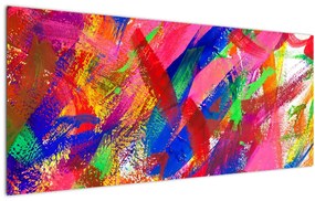 Tablou - Abstract colorat (120x50 cm)