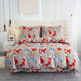 Lenjerie de pat din microfibra RED FOX maro Dimensiune lenjerie de pat: 70 x 90 cm | 140 x 200 cm