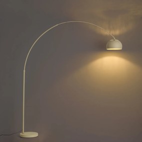 Lampă cu arc modernă bej cu bază de marmură - XXL