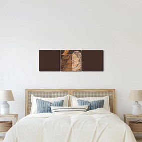 Tablou - Arce portocalii N⁰2 (cu ceas) (90x30 cm)