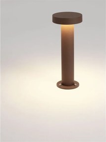 Stalp exterior IP65 LED 2700K GONG corten H-30cm
