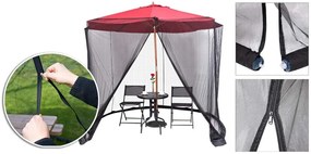 Plasa anti-tantari pentru umbrela de soare