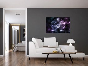Tablou - Mandala Lotus în spațiu (90x60 cm)