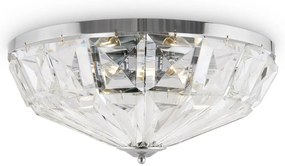 Lustra aplicata design neoclasic Facet crom 48,6cm