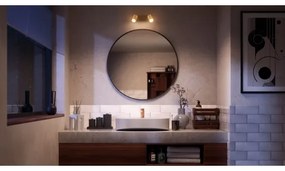 Spot pentru baie Philips IDRIS 2xGU10/5W/230V IP44 negru/auriu