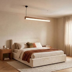 BRILAGI - Lustră LED pe cablu GARDALINE LED/100W/230V stejar