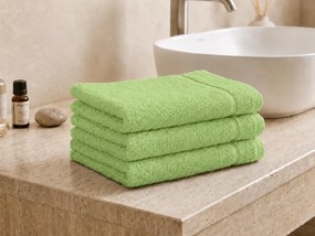 Prosop CLASSIC COLOR mic verde 30x50 cm, 100% bumbac
