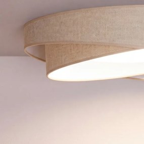 BRILAGI - Plafonieră LED VELVET TWIST LED/24W/230V 4000K Ø 55 cm bej
