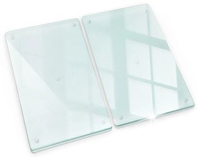 Placă sticla protectie transparentă aragaz 2x30x52 cm