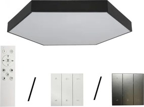 Plafonieră LED, 200W/230V, 3000/4000/6500K, Ø100 cm, negru