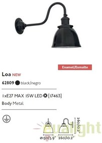 Aplica perete stil retro industrial LOA 62809