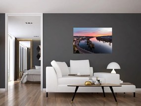 Tablou cu Praga nocturnă (90x60 cm)