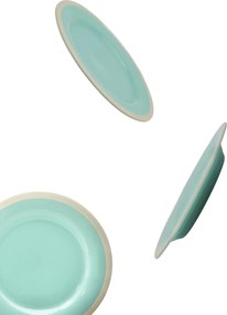 Farfurie Glaze Aquamarine 20cm desert (glazura albastru-verde aquamarine)