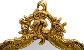 Oglinda dreptunghiulara aurie cu rama din lemn 52x113 cm Baroque Versmissen