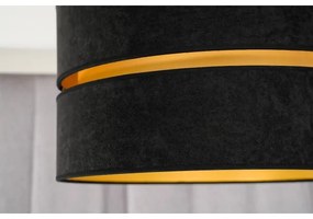 Lustră aplicată Duolla DUO 1xE27/15W/230V d. 40 cm negru/auriu