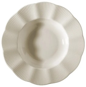 Set de veselă, 24 piese, porțelan alb