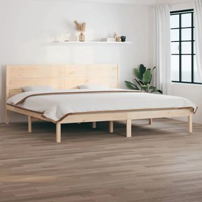 3104173 vidaXL Cadru de pat, 200x200 cm, lemn masiv de pin