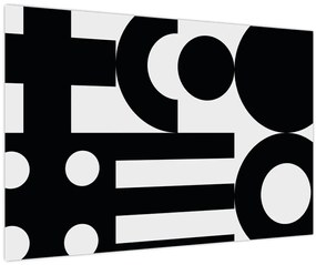 Tablou - Abstracție geometrică N⁰3 (90x60 cm)