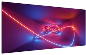 Tablou cu abstracție modernă (120x50 cm)