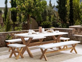 Set mobilier de grădină Olga (alb). 1081774