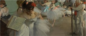 Tablou - Edgar Degas, The Dance Class, reproducere (120x50 cm)