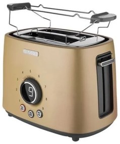 Prăjitor de pâine cu două fante și funcție de încălzire Sencor 1000W/230V bej