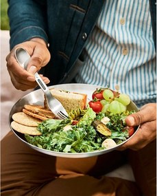 Set de furculițe argintiu din oțel inoxidabil 4 buc. Spork – Black + Blum