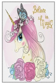 Covor antiderapant pentru copii Conceptum Hypnose Unicorn, 180 x 280 cm