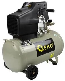 Compresor aer cu ulei 50L, 8 bar, 2.5 kW, 210 l/min, 230V, monocilindric, portabil, pentru atelier/auto, Geko G80301