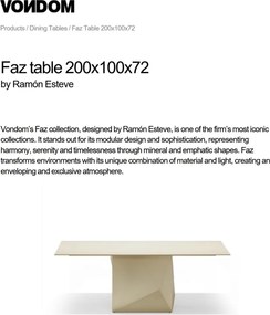 Masa de exterior / interior design modern premium FAZ