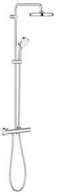 Set de dus 210 cu termostat, 2 jeturi, crom