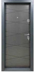Usa metalica de apartament cu izolatie si vizor Novo Doors First Class NDS310, Deschidere Stanga Dreapta, Dimensiune 200X88 cm, Tabla 12 mm, Kit