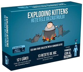 JOC DE SOCIETATE EXPLODING KITTENS: RETETELE DEZASTRULUI - EXPLODING KITTENS (EKIRFD01RO)