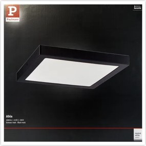 Plafonieră LED/22W ABIA 230V neagră Paulmann 71026