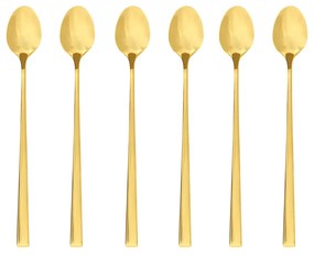 Set lingurita latte, 6 piese, Como Gold